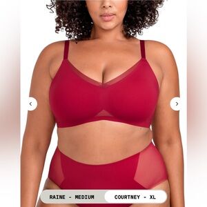 Honeylove Red Bra